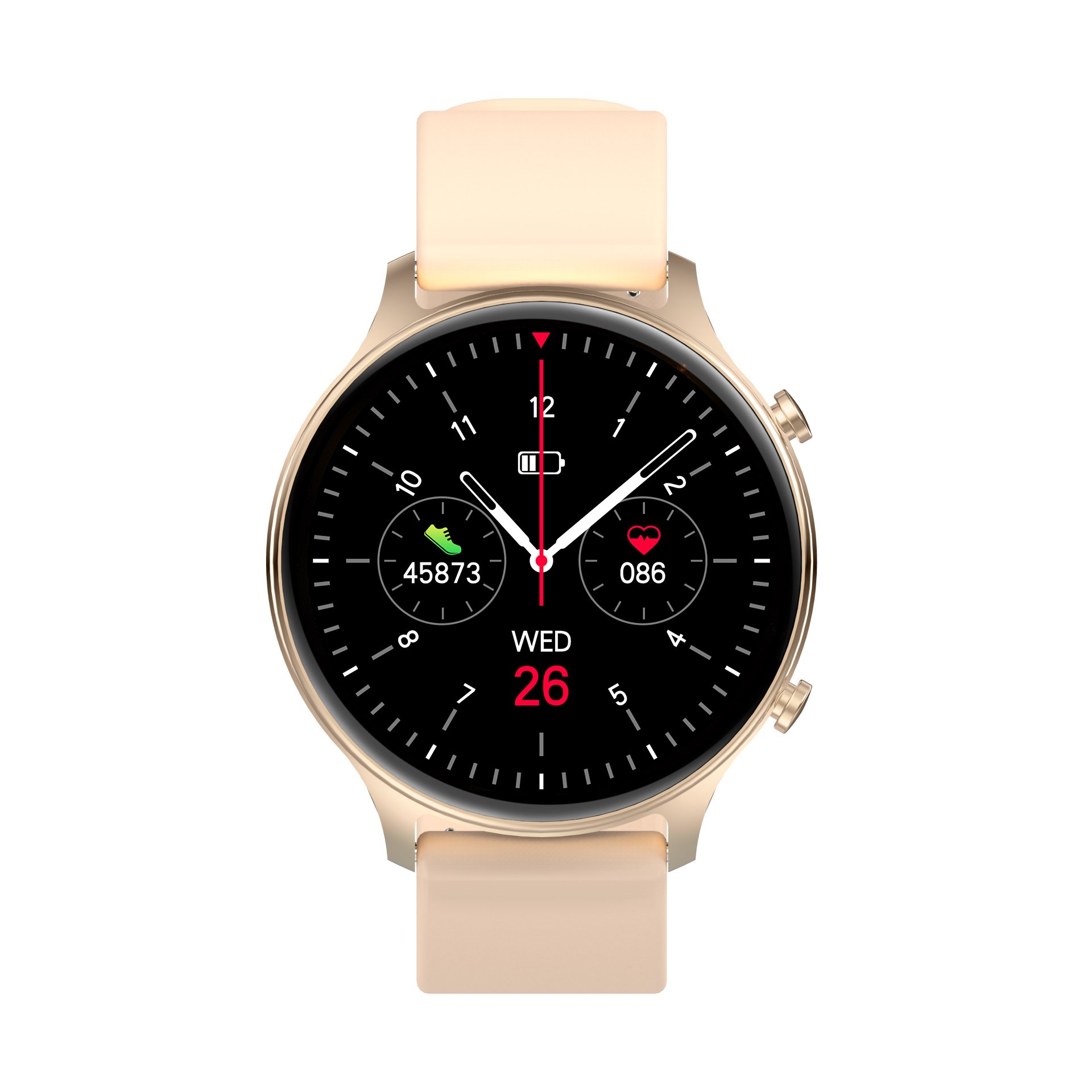 High Quality DS30 Men Women Wrist Fitness Tracker Sports Heart Rate Monitoring Round Smart Bracelet Smart Watch